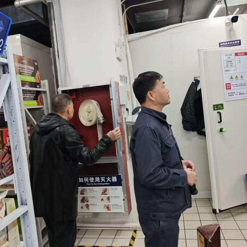 水晶城开展全店铺安全大检查 筑牢节日安全防线